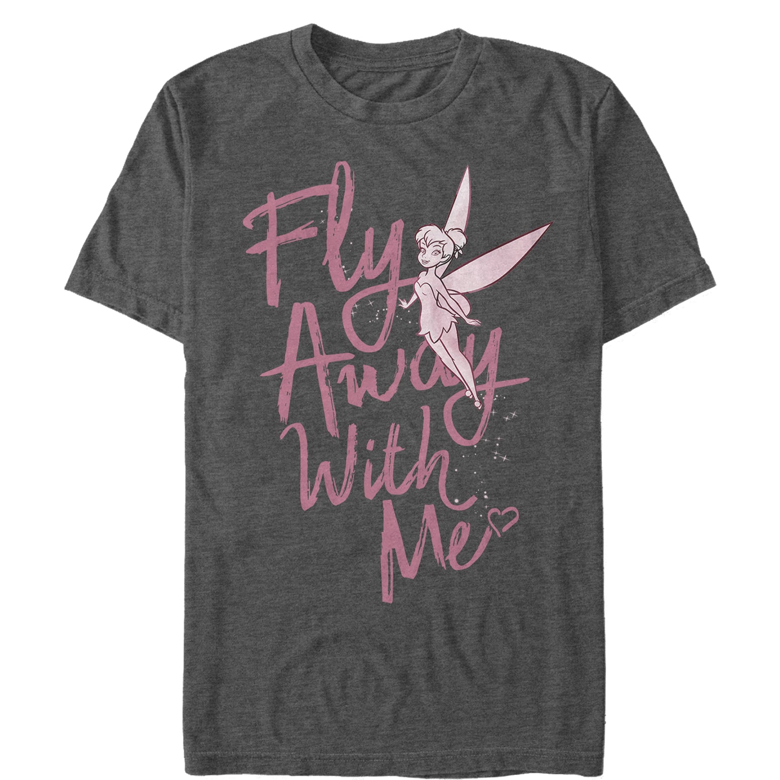 Men's Peter Pan Valentine Tink Fly T-Shirt Men's Peter Pan Valentine Tink Fly T-Shirt