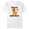 Men’s Pokemon Charmander You Set My Heart Ablaze T-Shirt