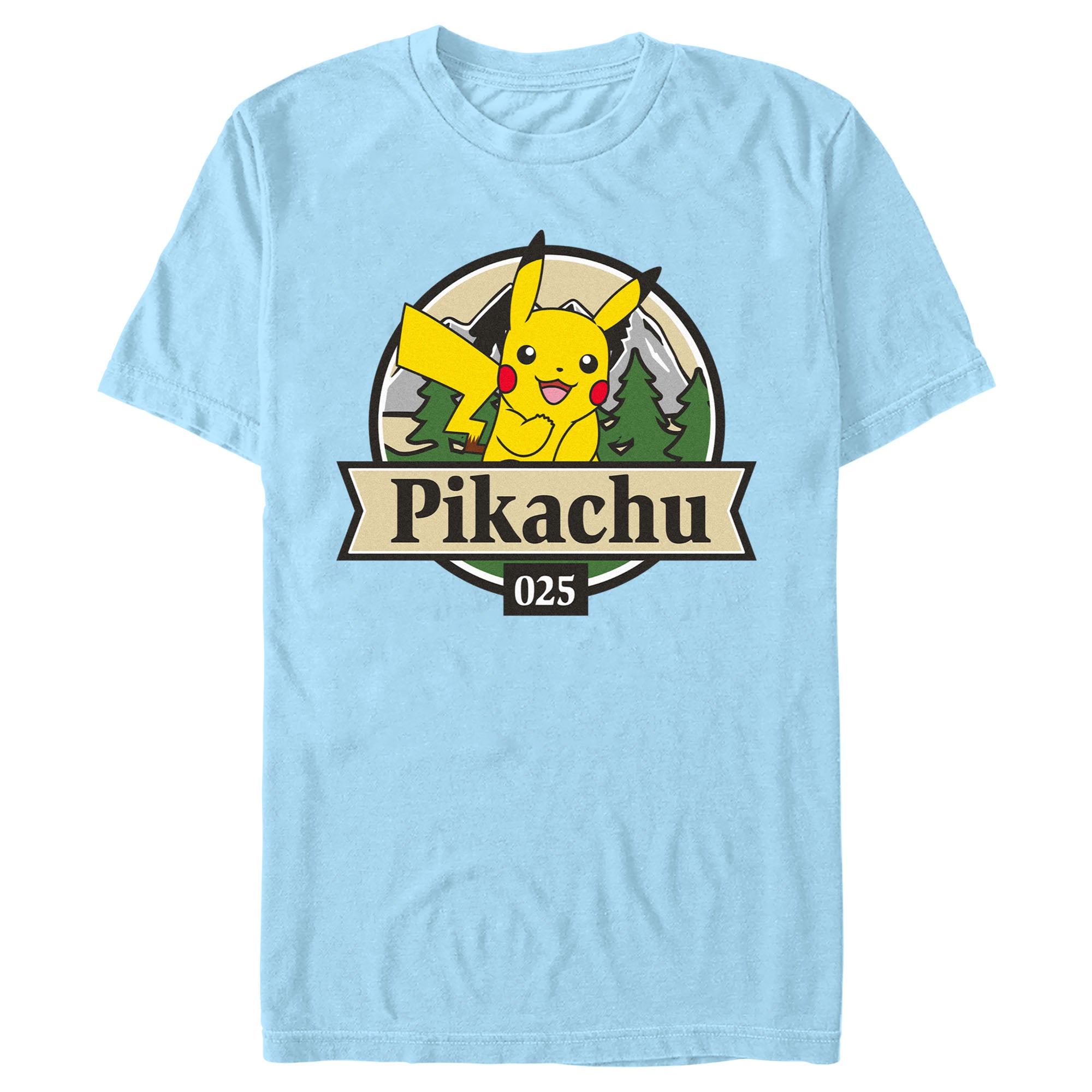 Men's Pokemon Forest Pikachu T-Shirt Men's Pokemon Forest Pikachu T-Shirt