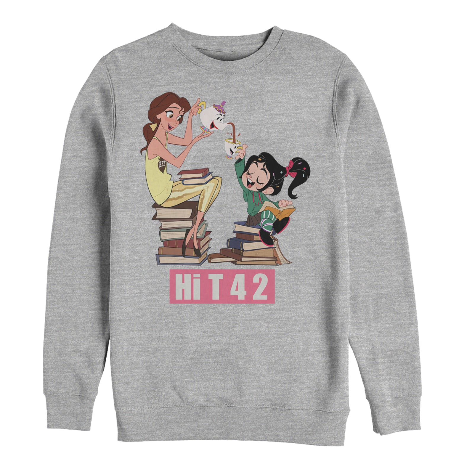 Men's Ralph Breaks the Internet Belle Tea Party Sweatshirt Men's Ralph Breaks the Internet Belle Tea Party Sweatshirt