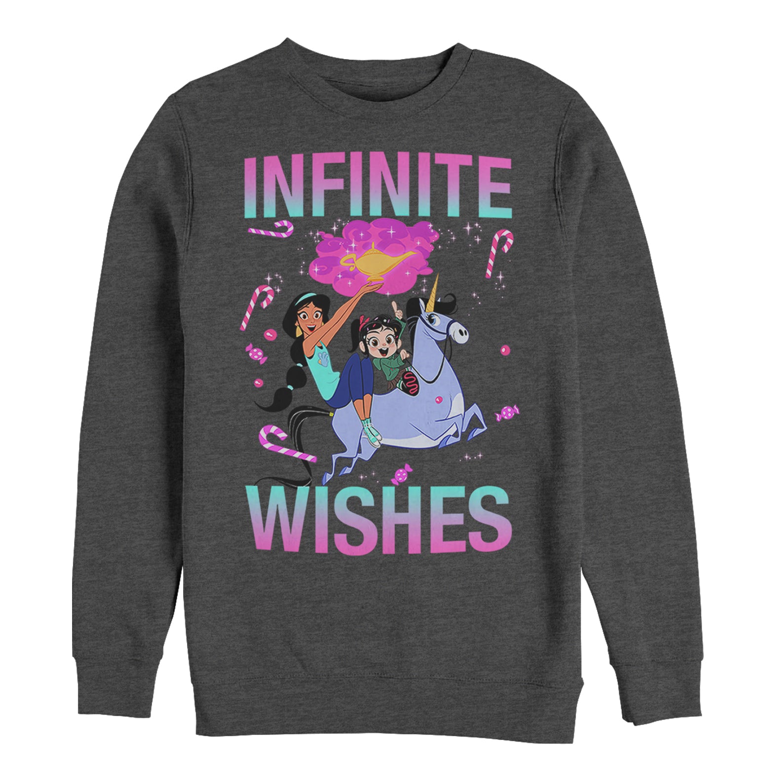 Men's Ralph Breaks the Internet Jasmine Infinite Wishes Sweatshirt Men's Ralph Breaks the Internet Jasmine Infinite Wishes Sweatshirt