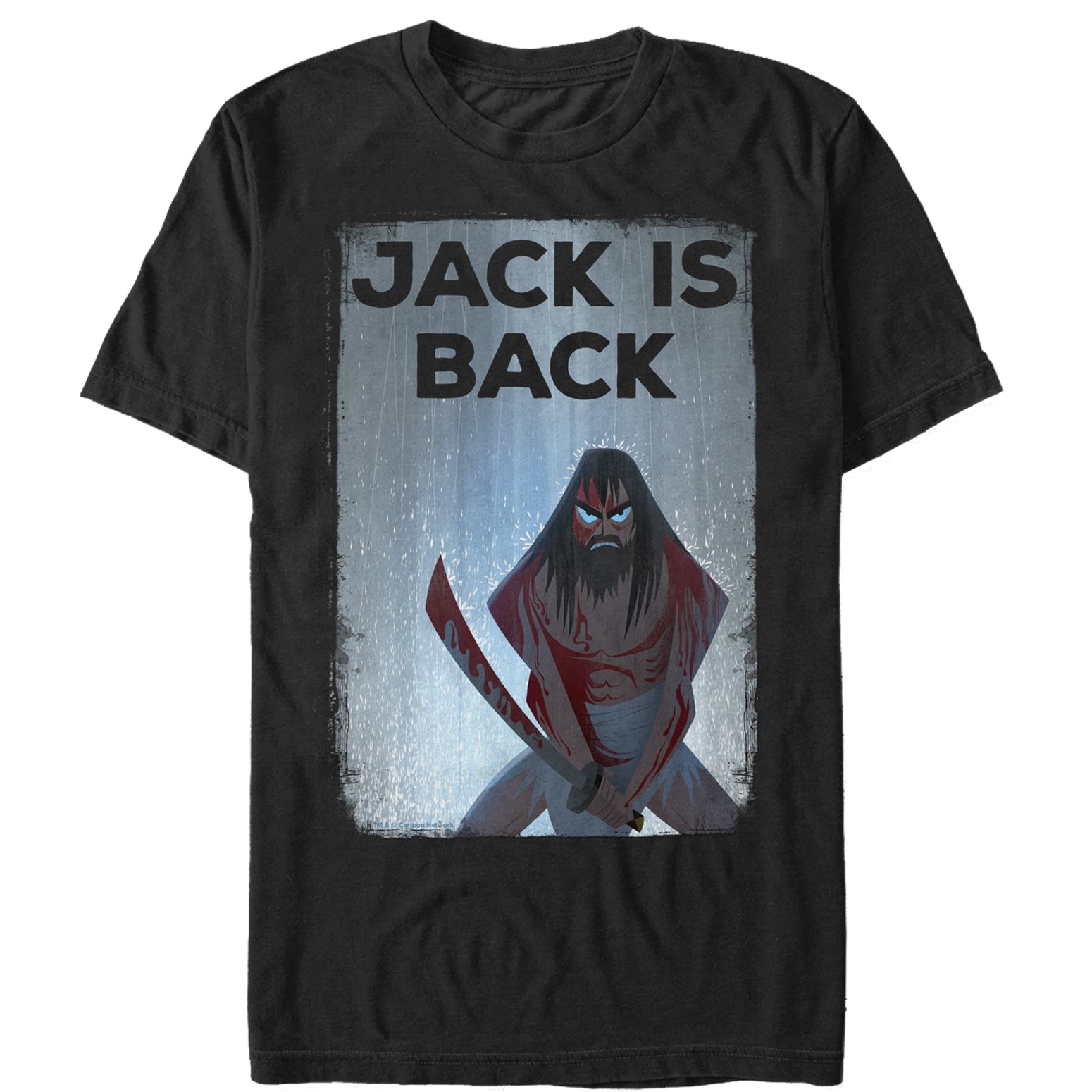 Men's Samurai Jack Hero is Back T-Shirt Men's Samurai Jack Hero is Back T-Shirt
