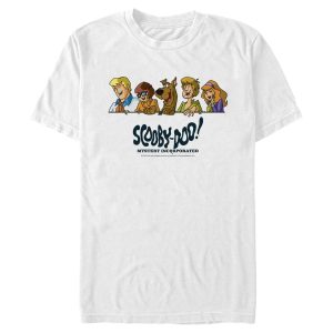 Men’s Scooby Doo Character Bust Line-Up T-Shirt