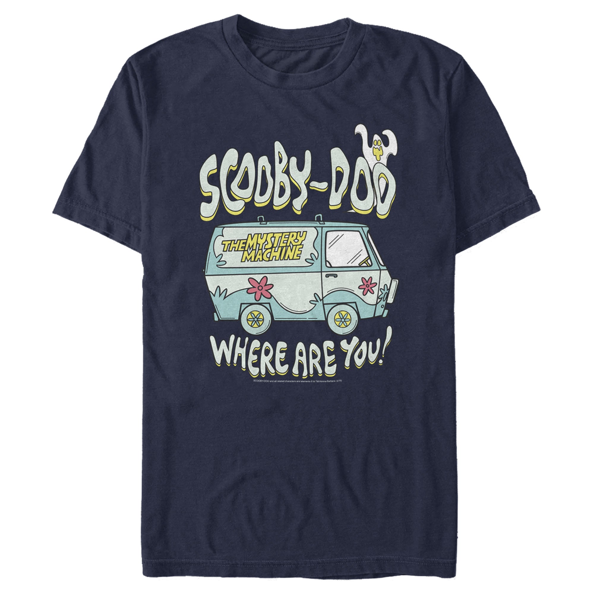 Men's Scooby Doo Where Are You Mystery Machine. T-Shirt Men's Scooby Doo Where Are You Mystery Machine. T-Shirt