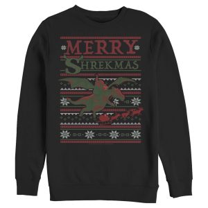 Men’s Shrek Ugly Christmas Shrekmas Sweatshirt
