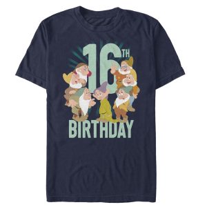 Men’s Snow White and the Seven Dwarfs 16th Birthday T-Shirt