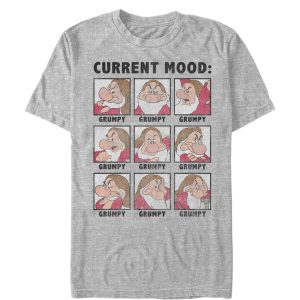 Men’s Snow White and the Seven Dwarfs Grumpy Current Mood T-Shirt