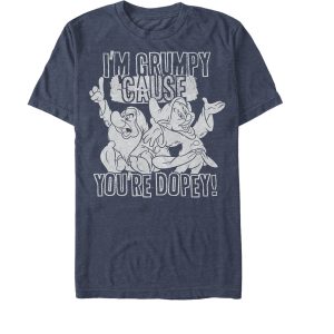 Men’s Snow White and the Seven Dwarfs Grumpy & Dopey T-Shirt