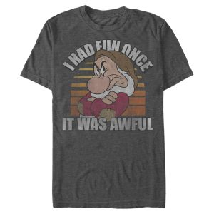Men’s Snow White and the Seven Dwarfs Grumpy Fun Once T-Shirt