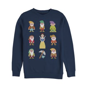 Men’s Snow White and the Seven Dwarfs Pixels Sweatshirt