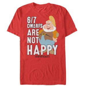 Men’s Snow White and the Seven Dwarfs Statistics T-Shirt