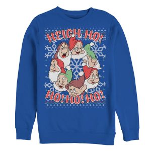 Men’s Snow White and the Seven Dwarfs Xmas Heigh Ho Sweatshirt