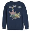 Men’s SpongeBob SquarePants Christmas Welcome Santa Sweatshirt