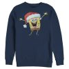 Men’s SpongeBob SquarePants Happy Santa Sweatshirt
