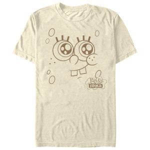 Men’s SpongeBob SquarePants Smiling Face T-Shirt