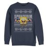 Men’s SpongeBob SquarePants Ugly Christmas Sweater Sweatshirt