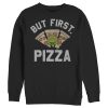 Men’s Teenage Mutant Ninja Turtles But First Pizza Sweatshirt