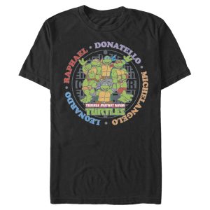 Men’s Teenage Mutant Ninja Turtles Hero Circle T-Shirt