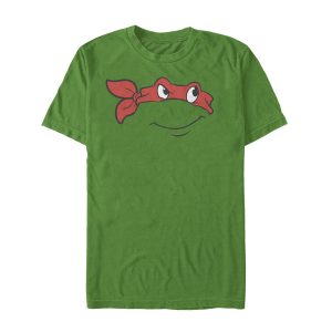 Men’s Teenage Mutant Ninja Turtles Raphael Face T-Shirt