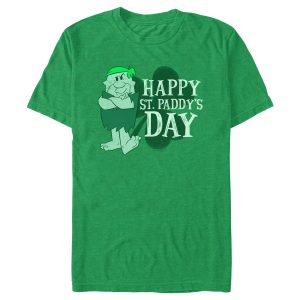 Men’s The Flintstones Barney Happy St. Paddy’s Day T-Shirt