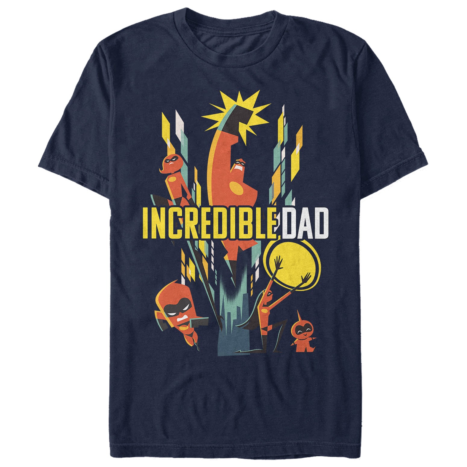 Men's The Incredibles 2 Modern Incredible Dad T-Shirt Men's The Incredibles 2 Modern Incredible Dad T-Shirt