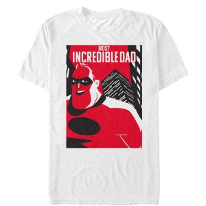 Men’s The Incredibles 2 Most Incredible Dad Skyscraper T-Shirt