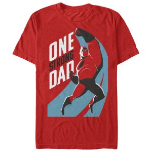 Men’s The Incredibles 2 One Strong Dad T-Shirt
