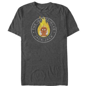 Men’s The Incredibles 2 Vintage Jack-Jack Emblem T-Shirt