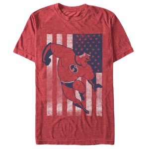 Men’s The Incredibles American Flag Bob Parr T-Shirt