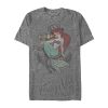 Men’s The Little Mermaid Ariel Ship Anchor T-Shirt