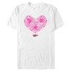 Men’s The Powerpuff Girls Valentine’s Day Heart Silhouettes T-Shirt