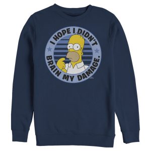 Men’s The Simpsons Brain My Damage Sweatshirt