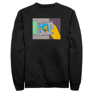 Men’s The Simpsons Old Man Yells Sweatshirt