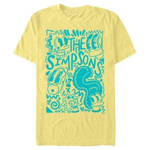 Men’s The Simpsons Pop Art Family T-Shirt