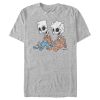 Men’s The Simpsons Skeleton Bart and Lisa T-Shirt
