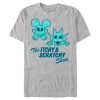 Men’s The Simpsons The Itchy & Scratchy Show Skulls T-Shirt