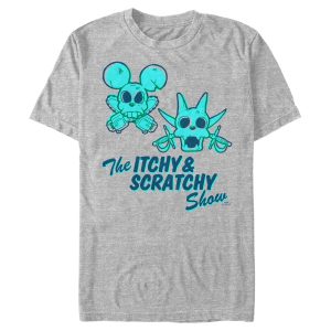 Men’s The Simpsons The Itchy & Scratchy Show Skulls T-Shirt