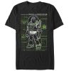 Men’s Toy Story Buzz Lightyear Diagram T-Shirt
