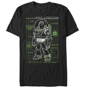 Men’s Toy Story Buzz Lightyear Diagram T-Shirt