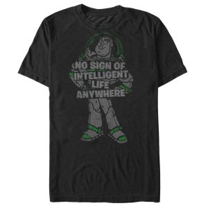 Men’s Toy Story Buzz Lightyear No Sign of Intelligent Life T-Shirt