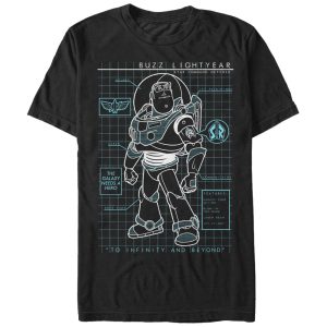 Men’s Toy Story Buzz Lightyear Schematic T-Shirt