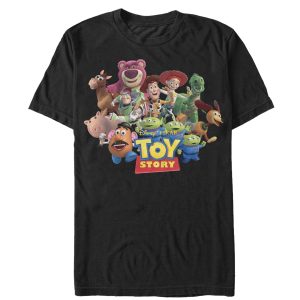 Men’s Toy Story Character Logo Scene T-Shirt