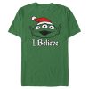 Men’s Toy Story Christmas Alien Believe T-Shirt