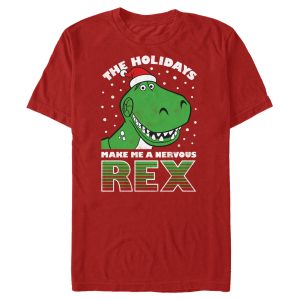 Men’s Toy Story Christmas Nervous Rex T-Shirt