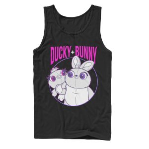Men’s Toy Story Ducky & Bunny Circle Portrait Tank Top