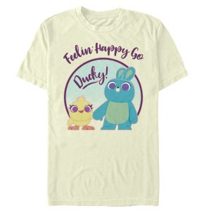 Men’s Toy Story Ducky & Bunny Feelin’ Happy T-Shirt