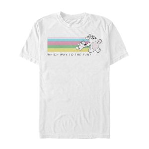 Men’s Toy Story Ducky & Bunny Fun Rainbow Race T-Shirt