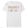 Men’s Toy Story Ducky & Bunny Rainbow Text T-Shirt