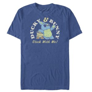 Men’s Toy Story Ducky & Bunny Stick With It Motto T-Shirt