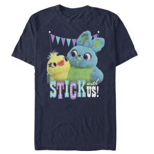 Men’s Toy Story Ducky & Bunny Stick With Us BFFs T-Shirt